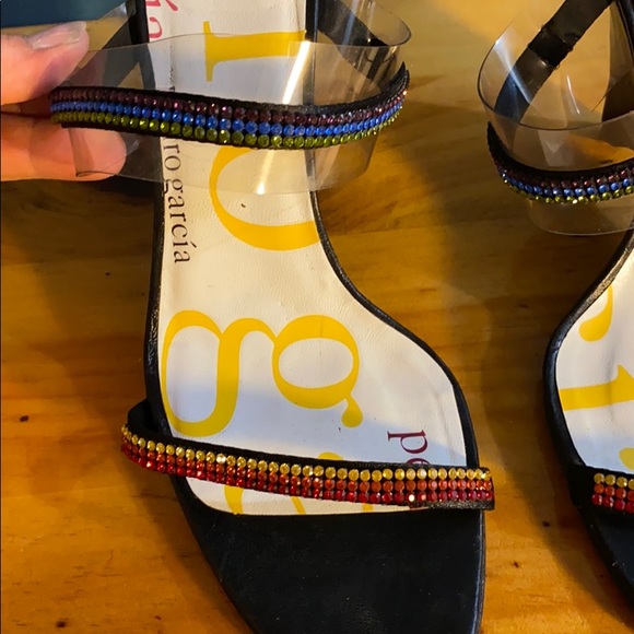 Vintage Pedro Garcia wedge heel ladies size 40 - Picture 5 of 8